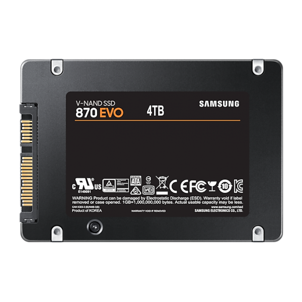 SAMSUNG SSD INTERNO 870 EVO 4TB 2,5 SATA 6GB/S R/W 560/530 MLC