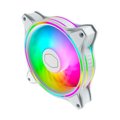 COOLER MASTER DISSIPATORE MASTERFAN MF120 HALO 3IN1 WHITE EDITION 120X120X25 VENTOLA CABINET - COOLE