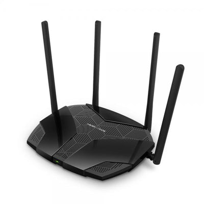 Router Wireless Mercusys MR70X AX1800 - 4x antenne - protocollo Wifi IEEE 802.11a/b/g/n/ac/ax - switch a 3 porte - GigE, 802.11ax - Dual Band