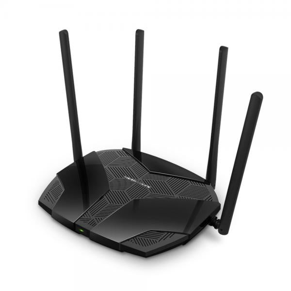 Router Wireless Mercusys MR70X AX1800 - 4x antenne - protocollo Wifi IEEE 802.11a/b/g/n/ac/ax - switch a 3 porte - GigE, 802.11ax - Dual Band