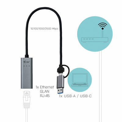1X Usb-C To Rj-45