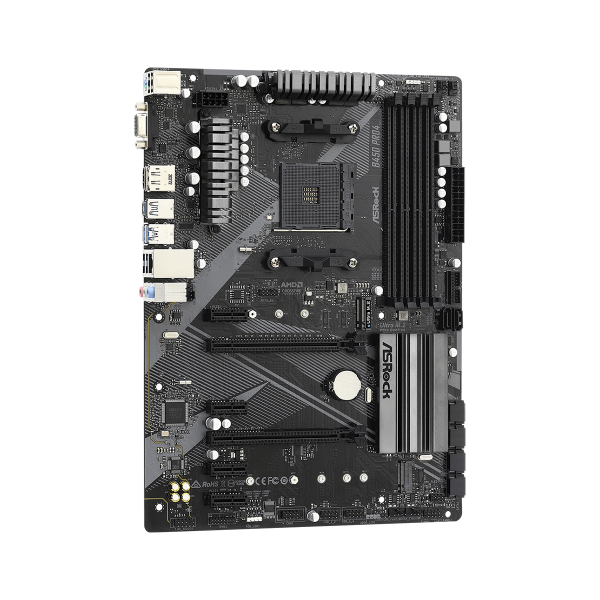 ASRock B450 Pro4 R2.0 - Motherboard - ATX - Socket AM4 - AMD B450 Chipsatz - USB 3.2 Gen 1, USB-C Gen2, USB 3.2 Gen 2 - Gigabit LAN - Onboard-Grafik (CPU erforderlich)