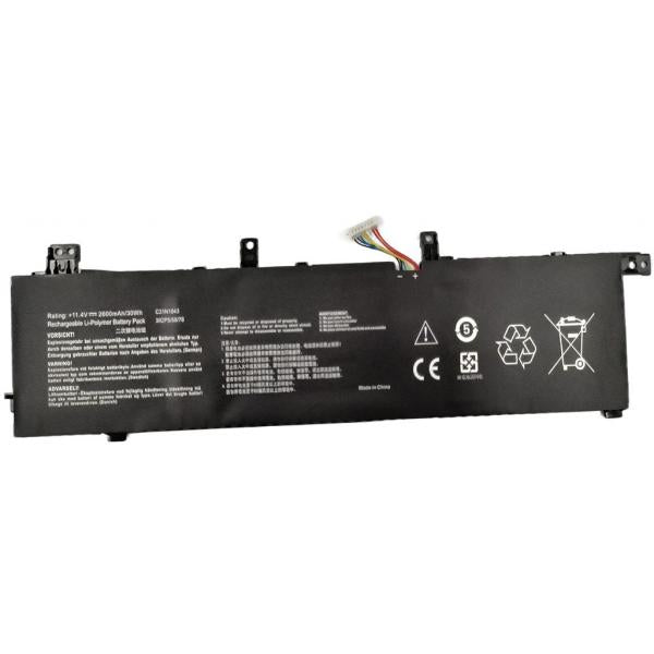 CoreParts MBXAS-BA0231 ricambio per laptop Batteria (Laptop Battery for Asus - 29.64Wh Li-ion 11.4V 2600mAh - Black 29.64Wh Li-ion 11.4V 2600mAh Black for Asus Notebook, Laptop VivoBook S14 - Warrant