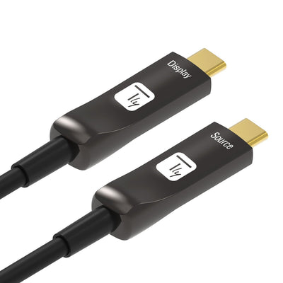 Cavo Audio/Video Ottico Attivo USB-C M/M AOC Fibra Ottica 4K 10m