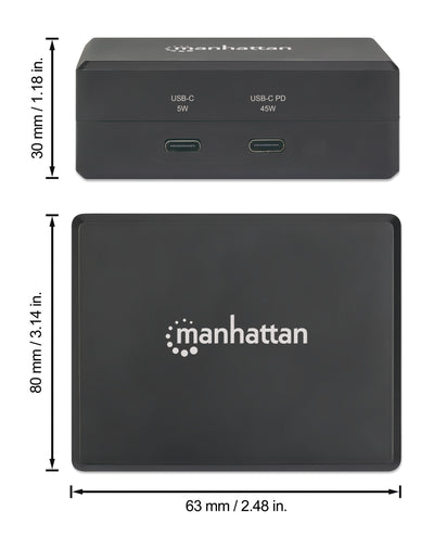 Hub USB-C con funzione di ricarica Power Delivery 45W