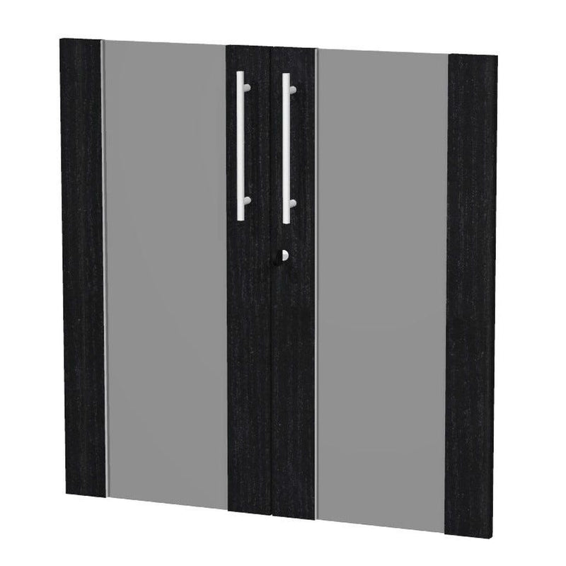 COPPIA DI ANTE IN VETRO TEMPERATO FUME&