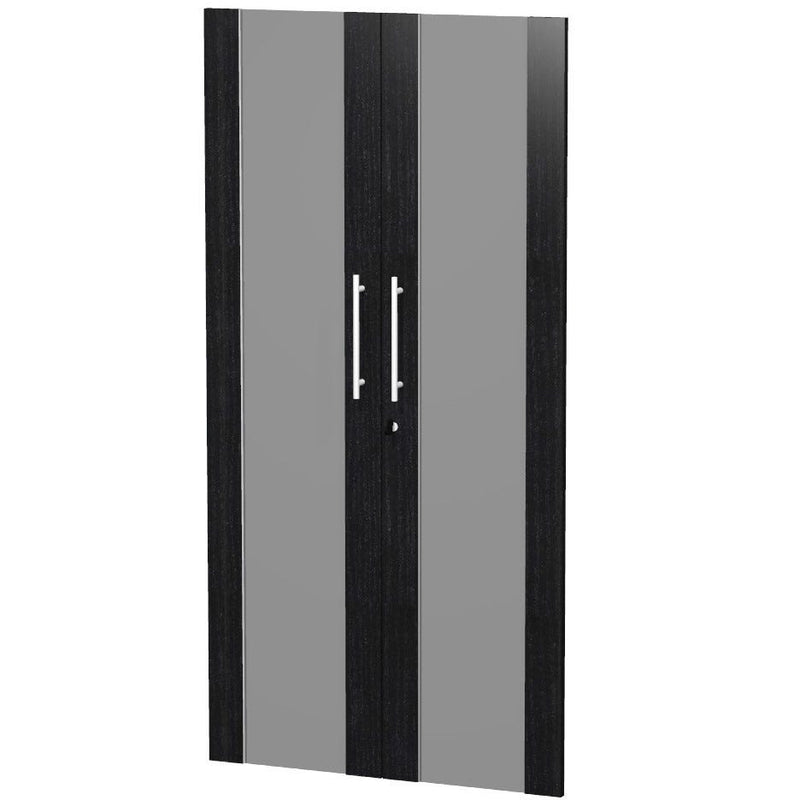 COPPIA DI ANTE IN VETRO TEMPERATO FUME&