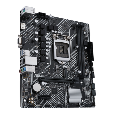 Scheda madre Asus PRIME H510M-K - Supporto processori Intel Socket 1200 10a/11a Gen Intel Core, Pentium Gold and Celeron - Ram 2x DDR4 2933/2133 Mhz - Vga, Hdmi - 6x Usb3.2 / 2x Usb2.0 - GLan -