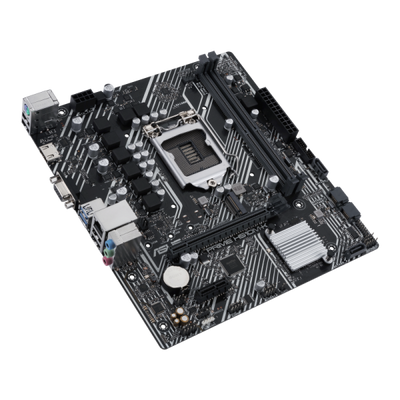 Scheda madre Asus PRIME H510M-K - Supporto processori Intel Socket 1200 10a/11a Gen Intel Core, Pentium Gold and Celeron - Ram 2x DDR4 2933/2133 Mhz - Vga, Hdmi - 6x Usb3.2 / 2x Usb2.0 - GLan -