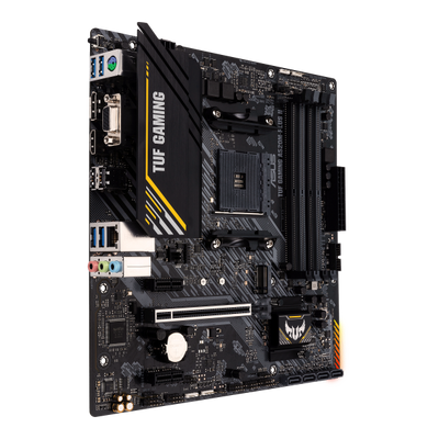 ASUS TUF GAMING A520M-PLUS II - scheda madre - micro ATX - Socket AM4 - Chipset AMD A520 - USB 3.2 Gen 1 - Gigabit LAN - grafica integrata (CPU richiesta)