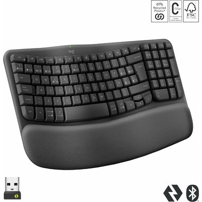 Tastiera Logitech 920-012296 Grafite Spagnolo QWERTY