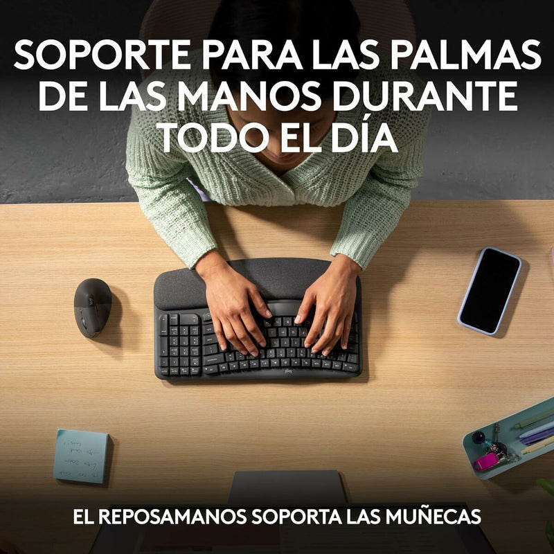 Tastiera Logitech 920-012296 Grafite Spagnolo QWERTY