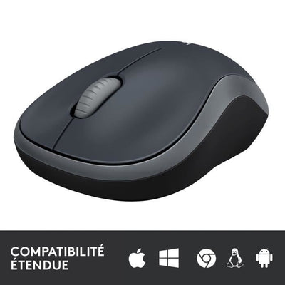 Mouse ottico senza fili Logitech - Grigio M185