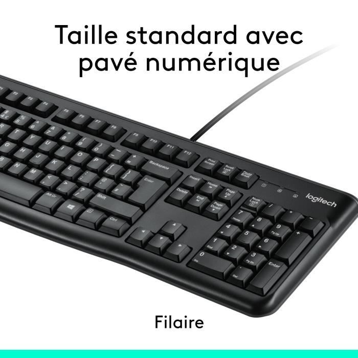 Pacchetto tastiera e mouse cablati LOGITECH - MK120