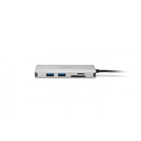 Kensington Hub portatile senza driver 8-in-1 USB-C UH1400P (KENSINGTON UH1400P USB-C MOBILE - HUB)