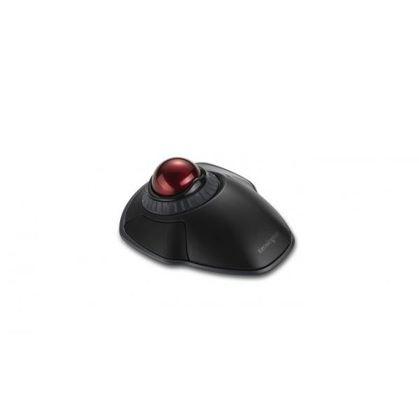 Kensington Trackball Orbit wireless con rotella di scorrimento - nera (Kensington ambidextrous Orbit with Scroll Ring Wireless Trackball - Black. Dual wireless connectivity [2.4 GHz; Bluetooth 3.0 an