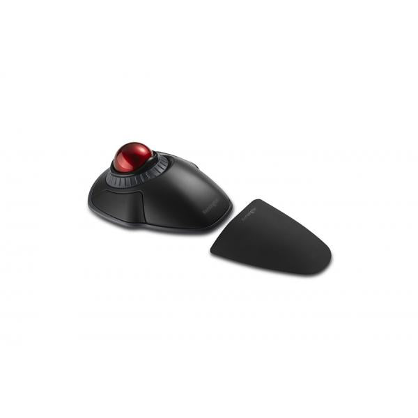 Kensington Trackball Orbit wireless con rotella di scorrimento - nera (Kensington ambidextrous Orbit with Scroll Ring Wireless Trackball - Black. Dual wireless connectivity [2.4 GHz; Bluetooth 3.0 an