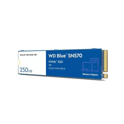WD Blue SN570 NVMe SSD WDS250G3B0C-00BNN0 - SSD - 250 GB - interno - M.2 2280 - PCIe 3.0 x4 (NVMe)
