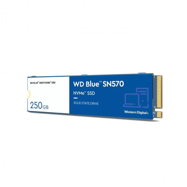 WD Blue SN570 NVMe SSD WDS250G3B0C-00BNN0 - SSD - 250 GB - interno - M.2 2280 - PCIe 3.0 x4 (NVMe)