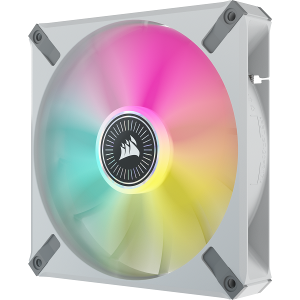 Corsair iCUE ML140 RGB ELITE Case per computer Ventilatore 14 cm Bianco 2 pz (CORSAIR iCUE ML140 RGB ELITE - indsats)