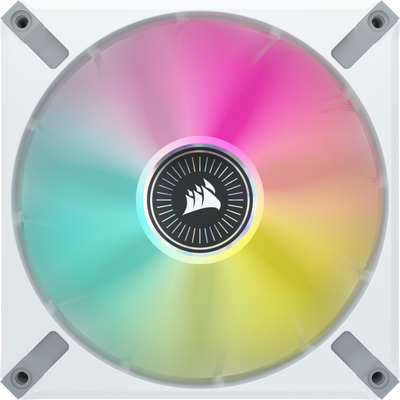 Corsair iCUE ML140 RGB ELITE Case per computer Ventilatore 14 cm Bianco 2 pz (CORSAIR iCUE ML140 RGB ELITE - indsats)