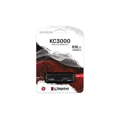 Kingston KC3000 - SSD - 512 GB - interno - M.2 2280 - PCIe 4.0 (NVMe)