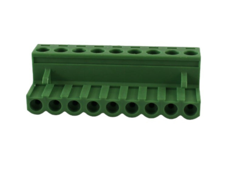 Connettore per PCB ingresso cavi dx femmina 90 9 poli passo 5,00mm Aleyay