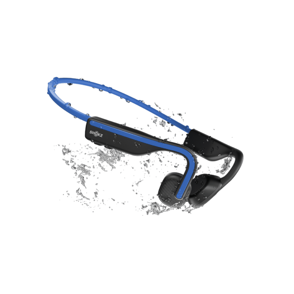 OpenMove Auricolari Sport Stereo Bluetooth Passanuca con Microfono Colore Blu