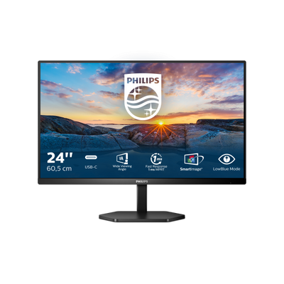 PHILIPS MONITOR 23,8 LED IPS 16:9 FHD 300 CDM, USB-C HUB, HDMI, MULTIMEDIALE,