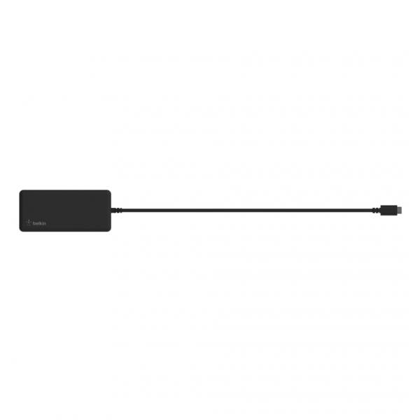 Dock da viaggio USB C 5in1 Type-c 5000 Mbit /s Nero