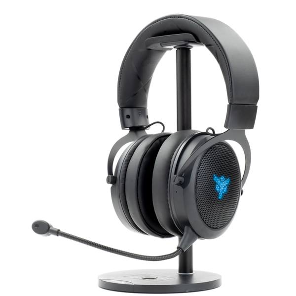 Cuffie Gaming H500W2 - Wireless 2.4G- 7 Colori LED- Mic removibile- (stand non incluso)