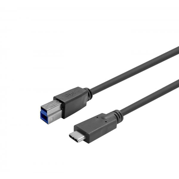 Vivolink PROUSBCBMM15 cavo USB USB 3.2 Gen 1 [3.1 Gen 1] 15 m USB C USB B Nero (USB-C male - B male Cable 15m - Black . - Warranty: 144M)