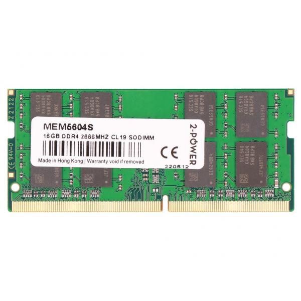 2-Power MEM5604S memoria 16 GB 1 x 16 GB DDR4 (16GB DDR4 2666MHz CL19 SoDIMM)
