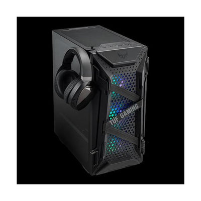 ASUS CASE GAMING GT301 TUF GAMING ATX, MID TOWER, 7 SLOT ESPANSIONE, 3X120MM FRONT, 1X120MM REAR, BL