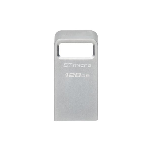 Memoria Pen Drive Kingston Data Traveler Micro DTMC3G2/128GB - USB 128 GB 3.2 Gen 1x1 - Argento