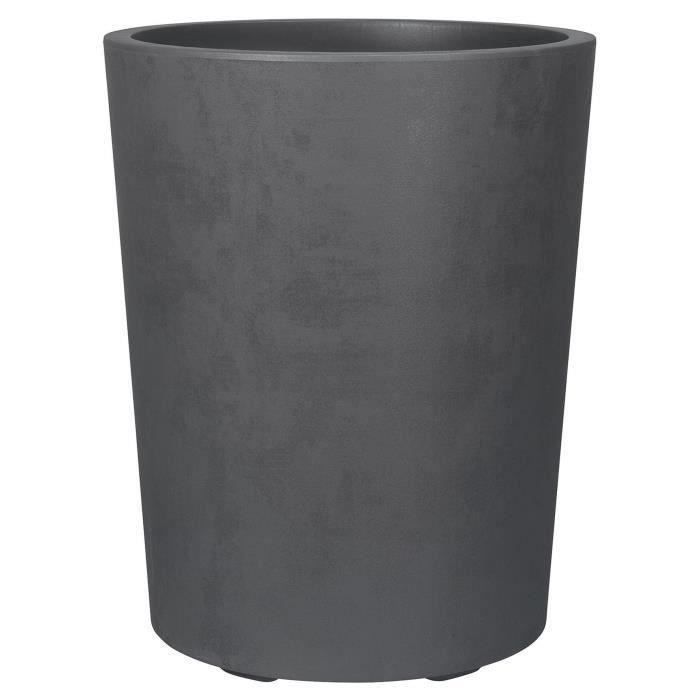 Vaso portafiori - DEROMA - Millennium R - Antracite - Con riserva d&