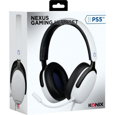 Cuffie da gioco over-ear - KONIX - Nexus PS5 - Altoparlanti da 40 mm - Microfono integrato - Cavo da 1,5 m