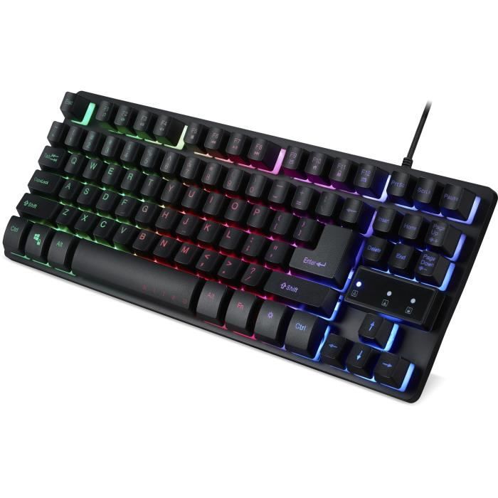 Tastiera da gioco - Membrana - ACER - GP.KBD11.01W - AZERTY - Retroilluminazione RGB