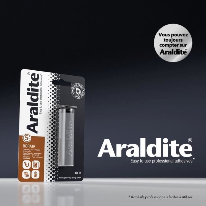 Pasta epossidica per riparazioni - CYANOLIT - Araldite - Pasta - 50 g - Ideale per riparazioni e stuccature
