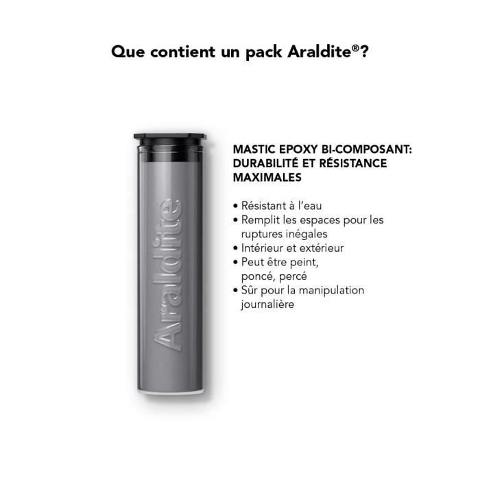 Pasta epossidica per riparazioni - CYANOLIT - Araldite - Pasta - 50 g - Ideale per riparazioni e stuccature
