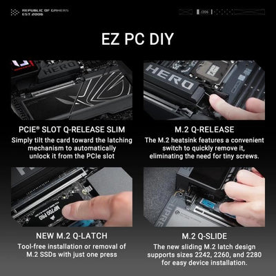 Scheda madre - ASUS - MAXIMUS Z890 HERO - DDR5 - PCIe 4.0 - USB 3.2