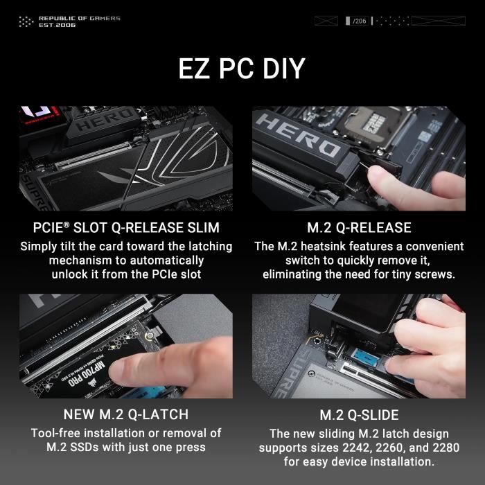 Scheda madre - ASUS - MAXIMUS Z890 HERO - DDR5 - PCIe 4.0 - USB 3.2