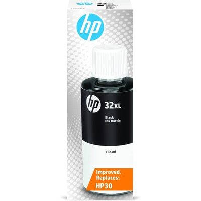 Flacone di inchiostro nero originale HP 32XL (1VV24AE) per HP Smart Tank serie 300/400/500/600/5100/6000/7000/7300/7600