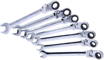 7 Chiavi combinate a cricchetto - PRECISION STEEL