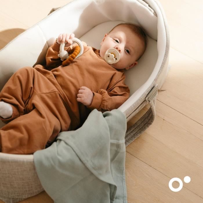 Confezione da 3 fasce - DOOMOO - Garza di cotone biologico - Certificato Oeko-Tex - Verde