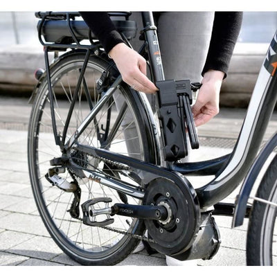 Lucchetto per bicicletta pieghevole - BURG WACHTER - 790 90 BLACK SB - Alta sicurezza, acciaio 8 mm