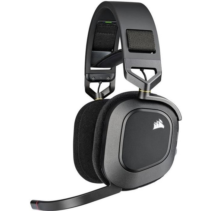 Casco wireless Corsair HS80 RGB-Carbon (CA-9011235-EU)