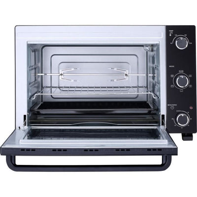 CONTINENTAL EDISON CEMF46B3 - Miniforno elettrico 46L nero - 1800W - Girarrosto, Convezione naturale