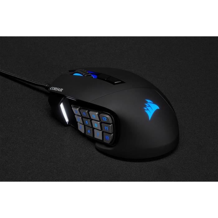 Mouse da gioco CORSAIR SCIMITAR RGB ELITE - 18.000 DPI - Nero (CH-9304211-EU)