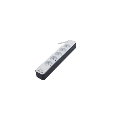 Block 5 detiene 1,5 m grigio USB